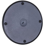 Pied de parasol rond base de lestage parasol Ø 45 x 36H cm poids net 20 Kg ciment PVC gris noir
