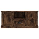 vidaXL Meuble TV chêne fumé 100x35 5x45 cm bois d'ingénierie