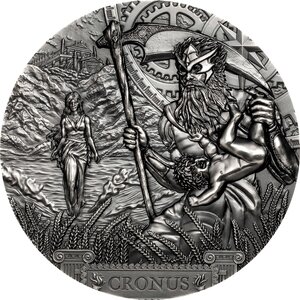CRONUS Titans 3 Once Argent Monnaie 20 Dollars Cook Islands 2021