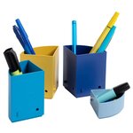 Pot À Crayons Modulable The Quarter Bee Blue - Couleurs Assorties - X 3 - Exacompta