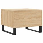vidaXL Tables basses 2 Pièces chêne sonoma 50x46x35 cm bois d'ingénierie