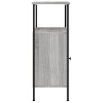 vidaXL Table de chevet sonoma gris 41x31x80 cm bois d'ingénierie