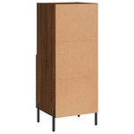 vidaXL Buffet Chêne marron 34 5x34x90 cm Bois d'ingénierie