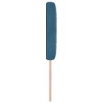 Tête de lit vidaXL avec bouton en cristal capitonné bleu foncé 140 cm en velours