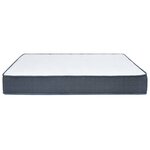 vidaXL Matelas de sommier à lattes 190x140x20 cm tissu