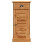 vidaXL Meuble de Salle de Bain "VIGO" avec Tiroir 37x34x80 cm Bois Massif Pin