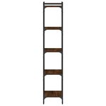 vidaXL Bibliothèque 5 niveaux chêne marron 40x30x154cm bois ingénierie