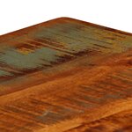 vidaXL Table basse et étagère 100x60x35 cm Bois de récupération solide