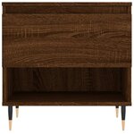 vidaXL Tables basses 2 Pièces chêne marron 50x46x50 cm bois d'ingénierie