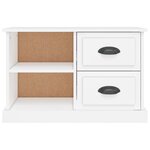 vidaXL Meuble TV blanc 73x35 5x47 5 cm bois d'ingénierie
