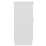 vidaXL Buffet Blanc 30x30x70 cm Bois d'ingénierie