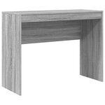 vidaXL Bureau avec rangement Gris Sonoma en bois reconstitué