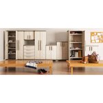Keter Armoire de rangement basse Excellence XL Beige et taupe 93 cm