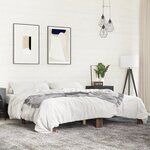 vidaXL Cadre de lit sans matelas chêne marron 180x200 cm