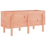 vidaXL Lit surélevé de jardin 121x50x57 cm bois Douglas massif