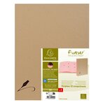 Parapheur Dos A Soufflets Forever - 20 Compartiments - Kraft Brun - X 5 - Exacompta