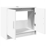 vidaXL Armoire de lavabo blanc 63x29x55 cm bois d'ingénierie