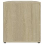 vidaXL Meuble TV Chêne sonoma 120x34x37 cm Bois d’ingénierie