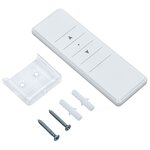 vidaXL Auvent automatique capteur de vent et LED 5x3 m Jaune et blanc