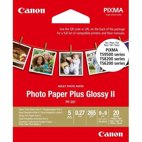 Canon papier photo carré 9x9 cm