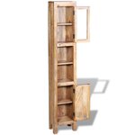 vidaXL Meuble toilette+miroir et 2 armoires latérales Bois de manguier