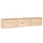 vidaXL Meubles TV 3 Pièces bois massif de pin