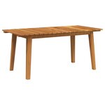 vidaXL Ensemble de chaises de jardin de 4 - Bois d'acacia beige