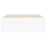 vidaXL Cadre de lit avec tiroirs sans matelas blanc 75x190 cm