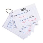 Présentoir Complet Avec 38 Paquets De 50 Flashcards Sous Film + Anneau - Bristol Ligné Perforé - Formats A6 Et A7 - Couleurs Assorties - Exacompta