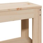 vidaXL Cadre de lit sans matelas 75x190 cm bois de pin massif