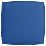vidaXL Coussins de palette en tissu Oxford bleu royal  2 pièces