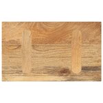vidaXL Dessus de table 40x30x3 8 cm rectangulaire bois massif manguier