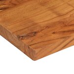 vidaXL Dessus de table 60x60x2 5 cm carré bois massif d'acacia