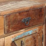 vidaXL Buffet avec étagères Bois de récupération massif 120x35x200 cm