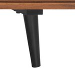 vidaXL Meuble TV 140x30x40 cm Bois solide d'acacia