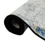 vidaXL Tapis lavable multicolore 80x300 cm antidérapant