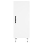 vidaXL Buffet blanc 34 5x34x90 cm bois d'ingénierie