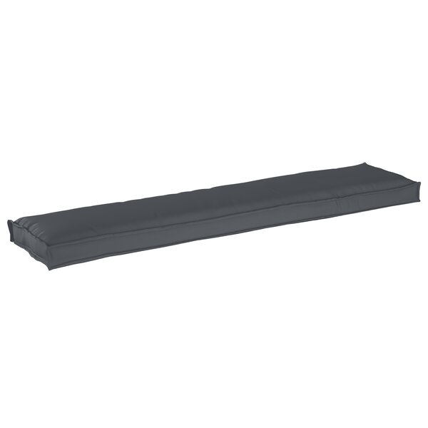 vidaXL Coussin de palette pour banc Anthracite 180x40x8 cm en tissu Oxford