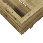 vidaXL Jardinière 70x70x26 5 cm bois de pin imprégné