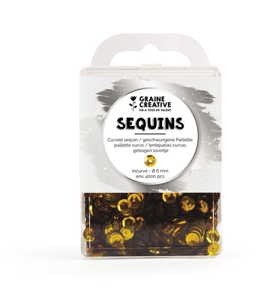 Sequin Incurve Gold A1