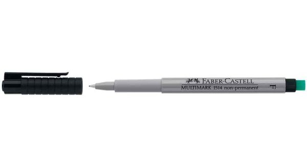 Marqueur CD/DVD MULTIMARK nonPermanent F, noir, 0,6 mm FABER-CASTELL