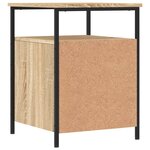 vidaXL Tables de chevet 2Pièces chêne sonoma 44x45x60cm bois d'ingénierie