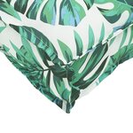 Coussin de Palette vidaXL pour Siège Motif Feuille 70x70x12 cm Tissu Oxford
