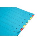 Classeur À 7 Compartiments A4 Avec Fermeture Élastique - Bleu - Biella