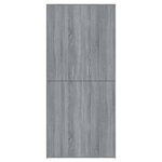 vidaXL Armoire à chaussures sonoma gris 80x39x178 cm bois d'ingénierie