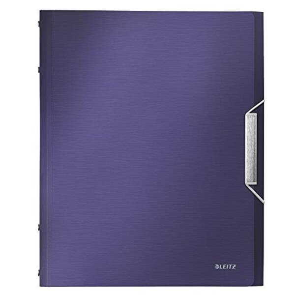 Trieur Style 6 Touches en Polypropylène Effet brossé Bleu LEITZ