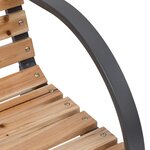 vidaXL Chaises de jardin lot de 2 Bois de sapin massif