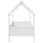 vidaXL Cadre de lit d'enfants forme de maison 80x200cm bois pin massif