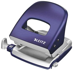 Perforateur STYLE bleu -2 trous en métal - Capacité 30 feuilles - Livré en boite LEITZ
