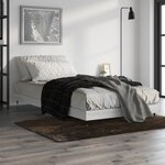 vidaXL Cadre de lit sonoma gris 100x200 cm bois d'ingénierie